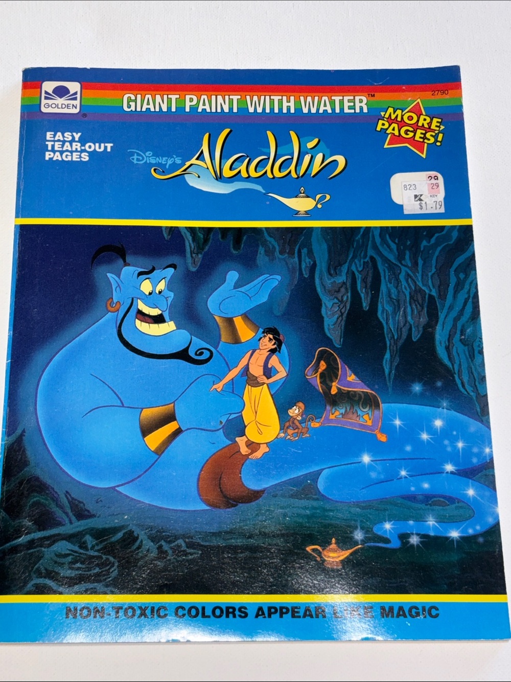 Aladdin / Golden Book Paint With Water Coloring Book 1992